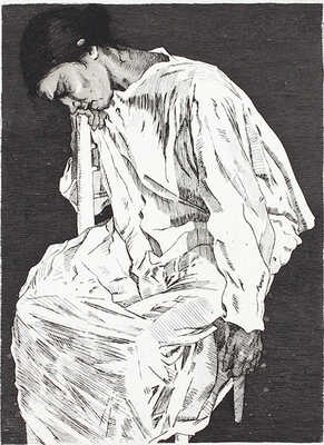 Масютин Василий Николаевич. Сидящая женщина